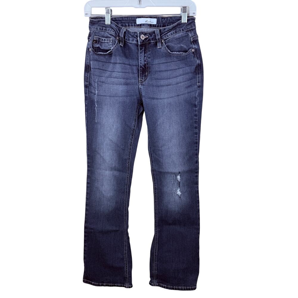 KanCan Women’s Mid Rise Bootcut Distressed Jeans SIZE 29